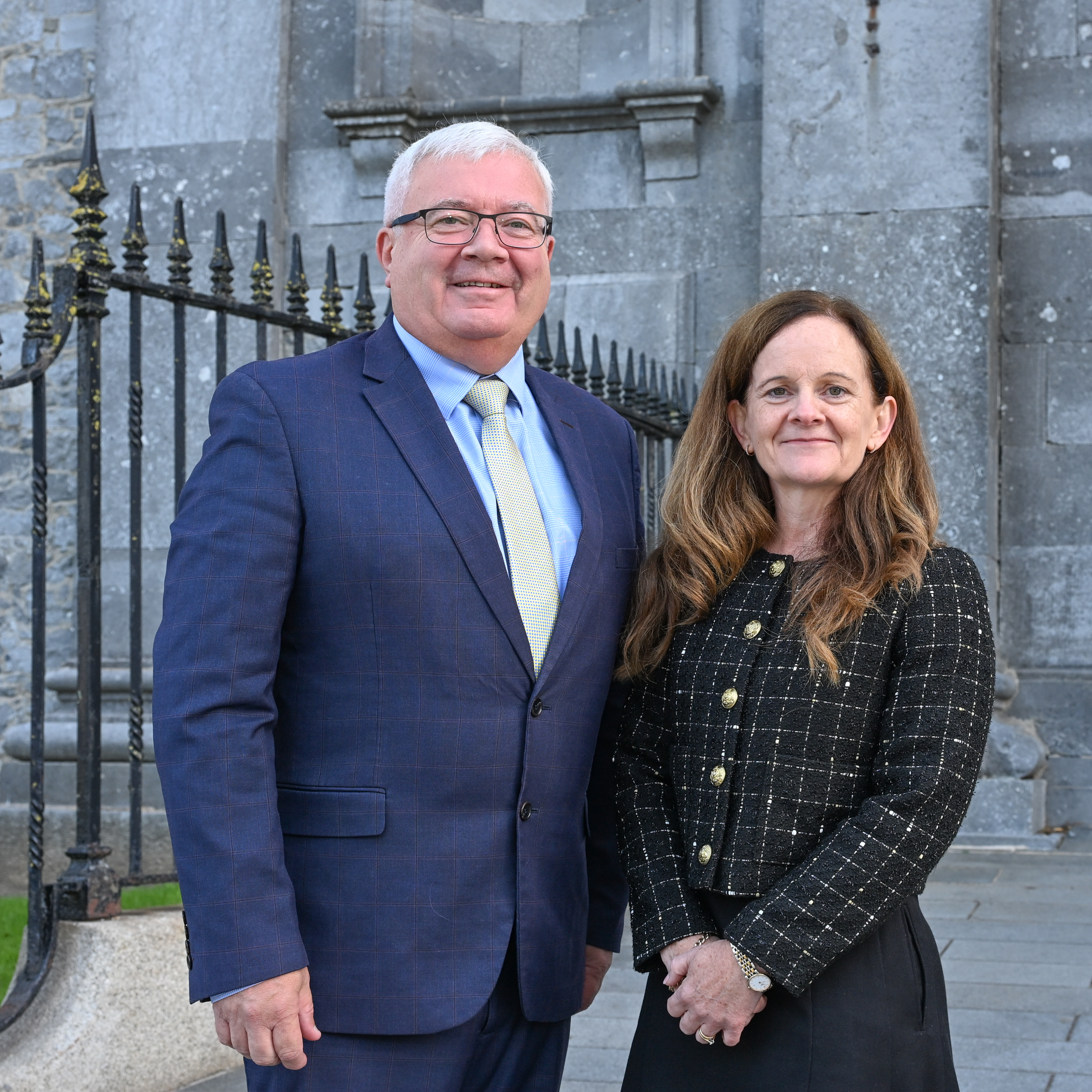 Picture of Chief Executive Martin Lydon, Meath County Council and Honor Dunphy from Waterford City and County Council