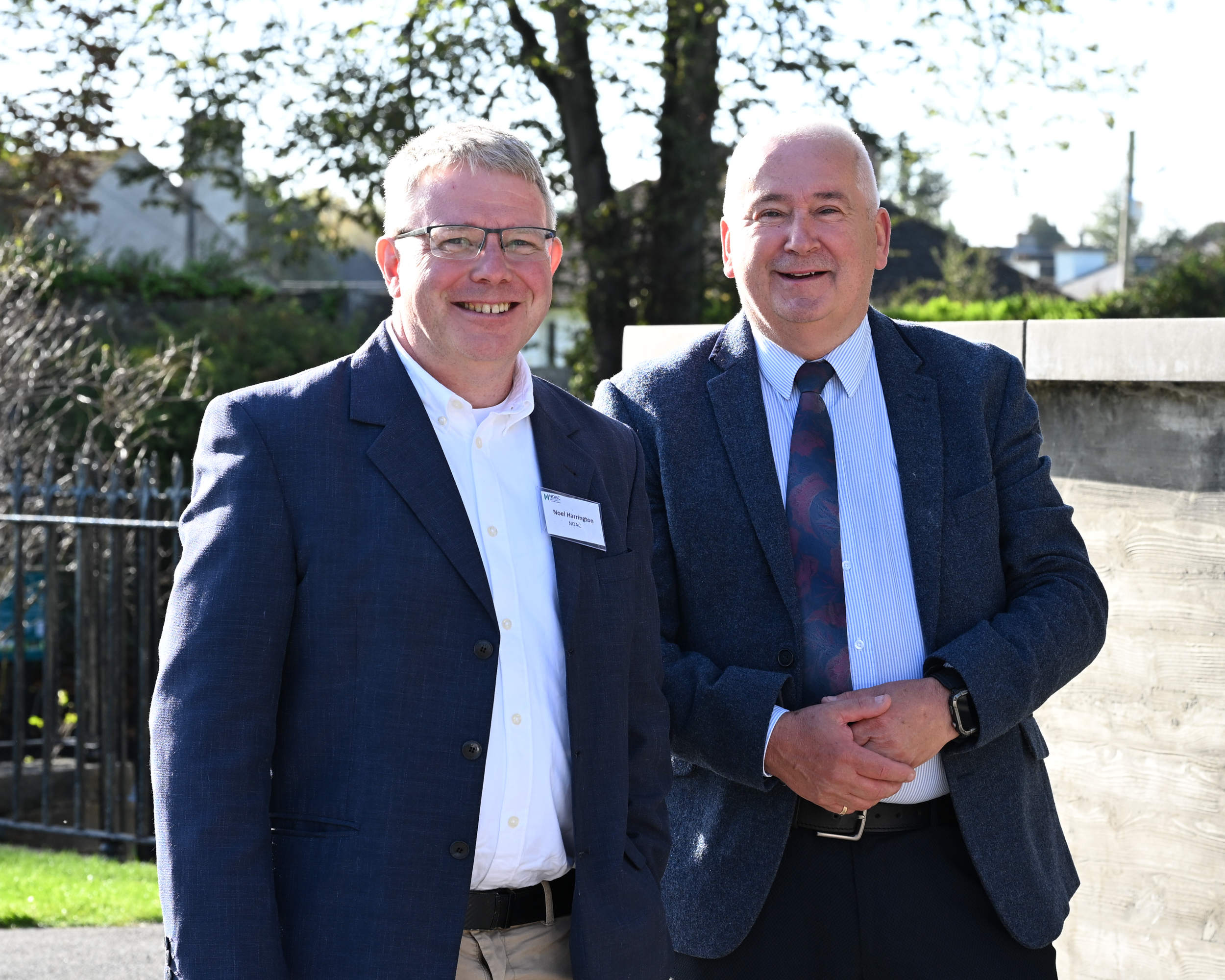 Picture of NOAC Board members Noel Harrington and Declan Breathnach