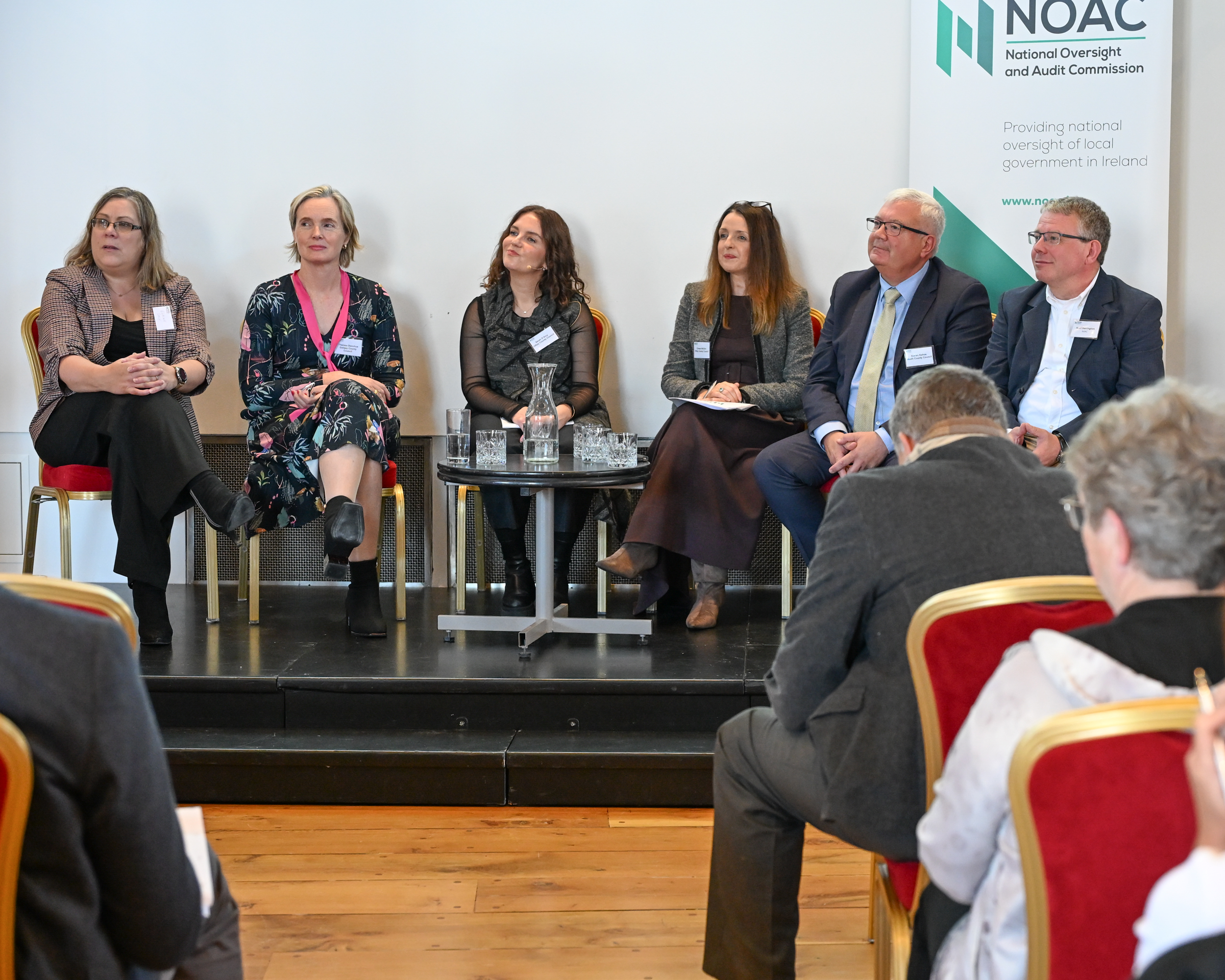 Picture of the panellists at the question and answer session